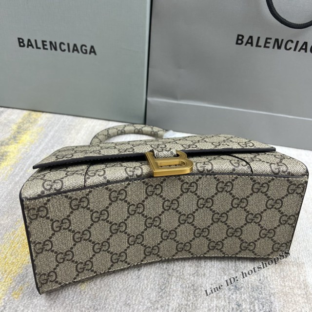 Balenciaga×GUCCI聯名專櫃爆款s沙漏包 巴黎世家原單手提肩背包 8895聯名 fyj1242